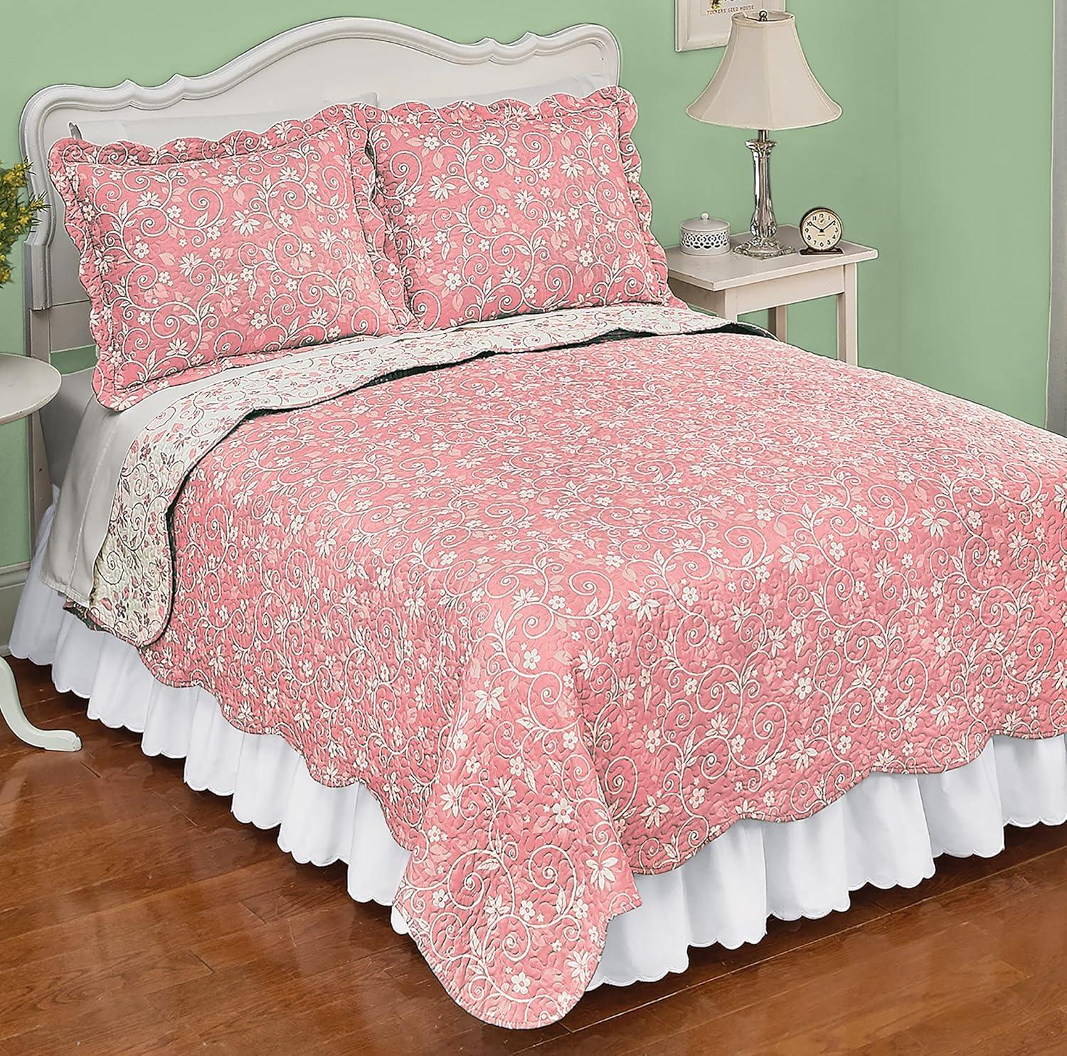 Winston Brands Floral Rose Floral Quilt