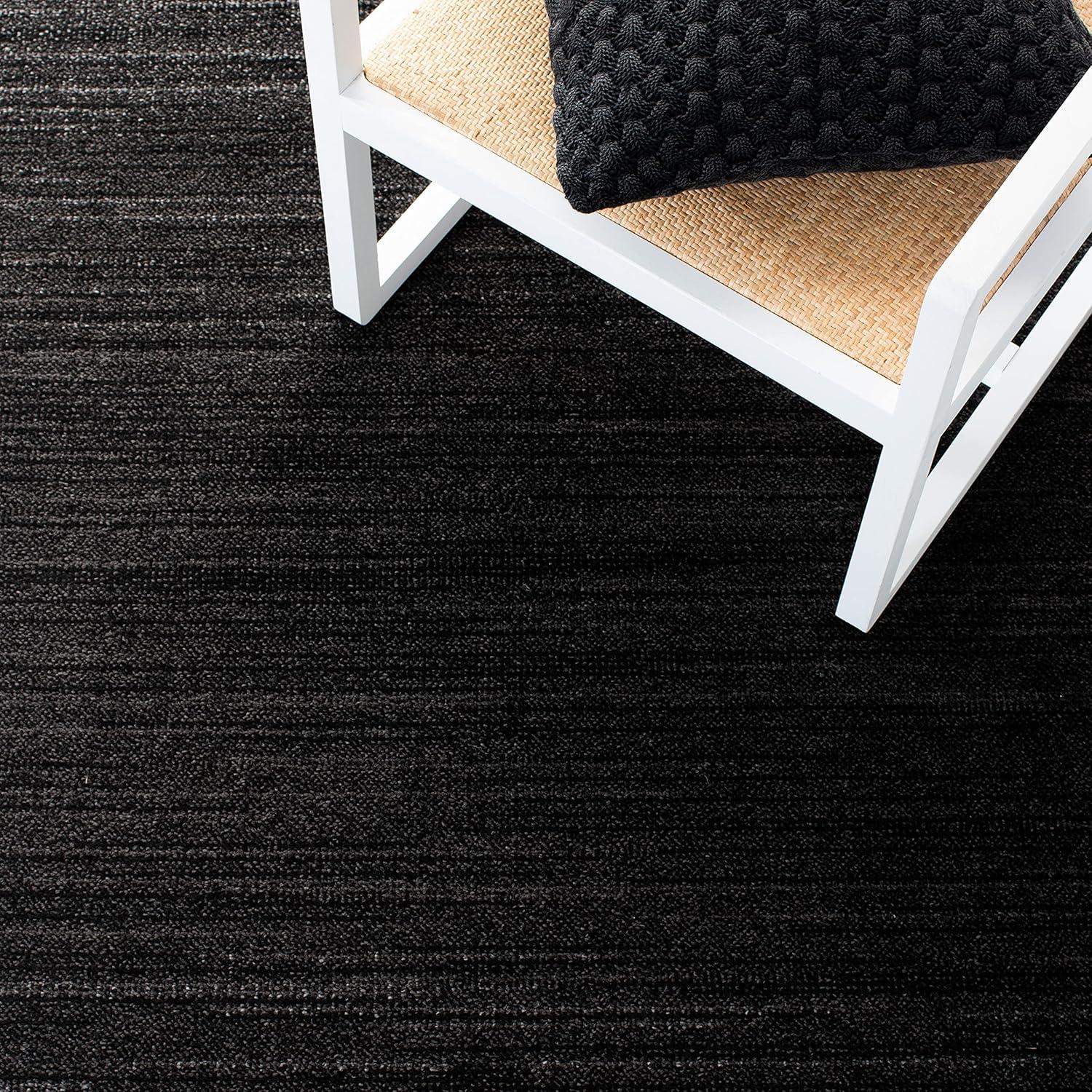 SAFAVIEH Adirondack Boban Abstract Area Rug, Black/Grey, 4' x 4' Square