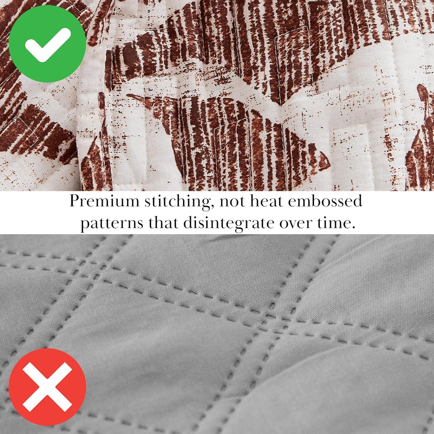 Southshore Fine Living Oversized Khari Lightweight 2-Piece Quilt Set Slate Twin / Twin XL