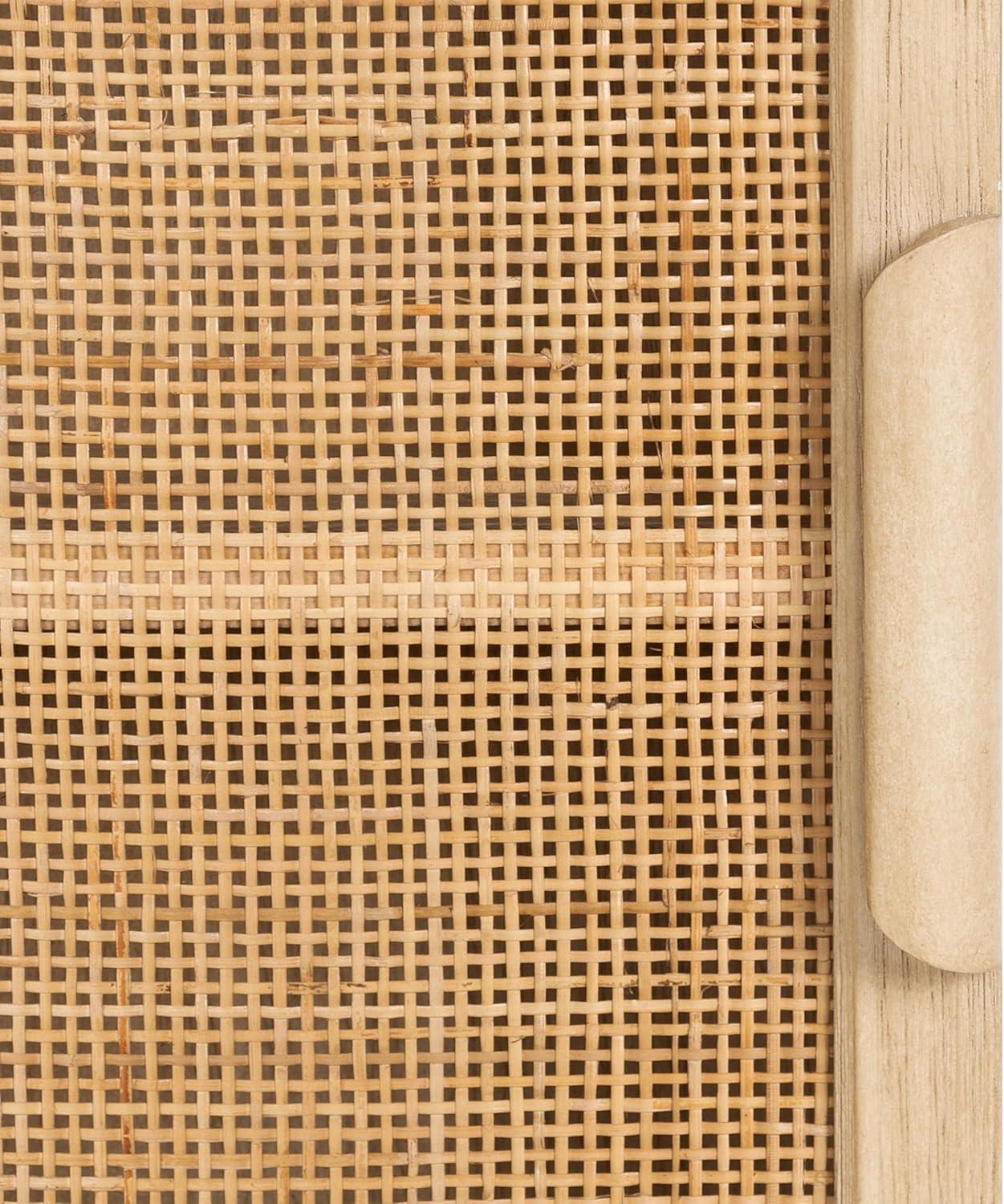 Kate & Laurel All Things Decor Ori Rattan Wall Cabinet Natural