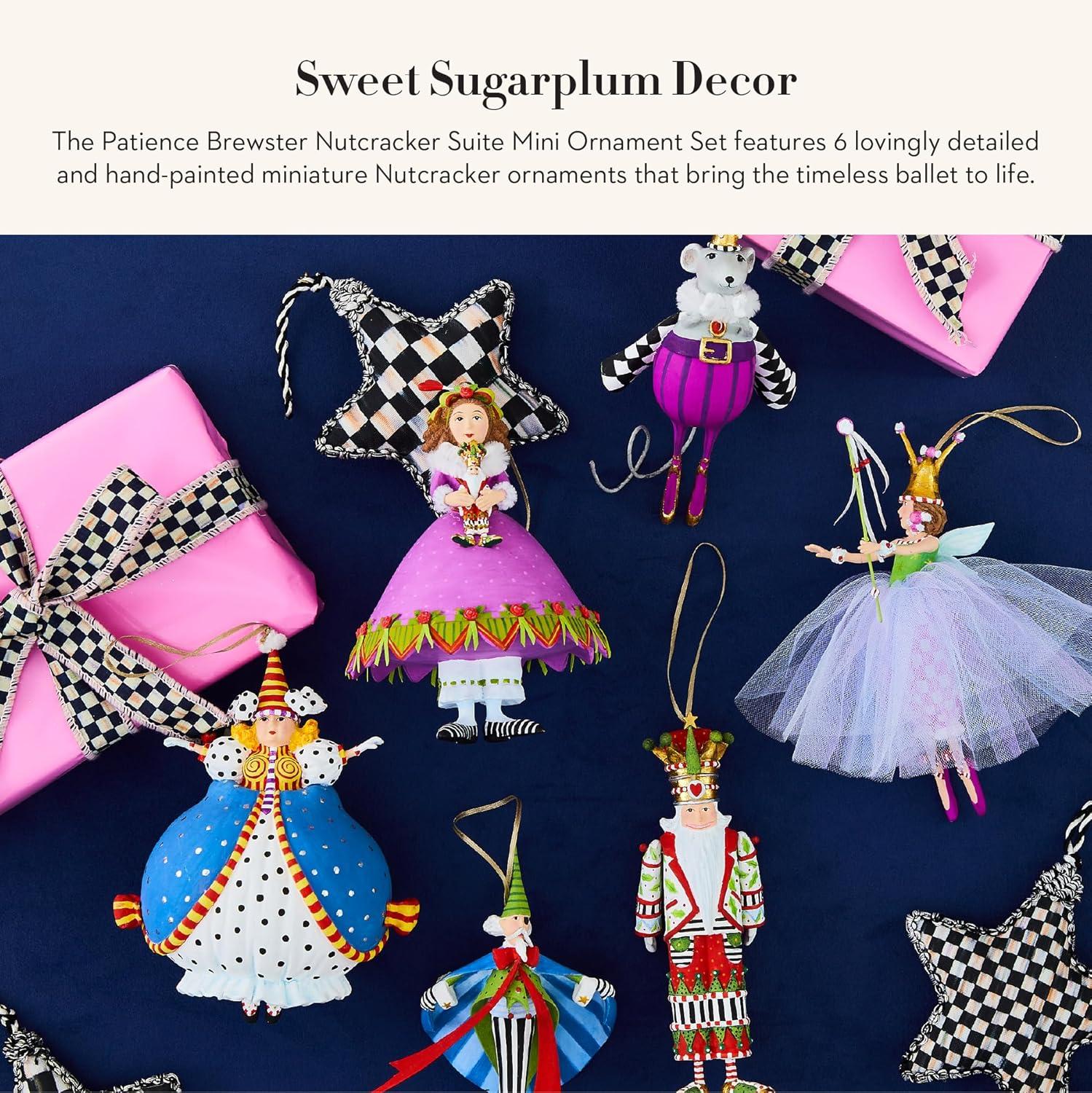 MacKenzie-Childs Patience Brewster Nutcracker Suite Mini Ornament Set