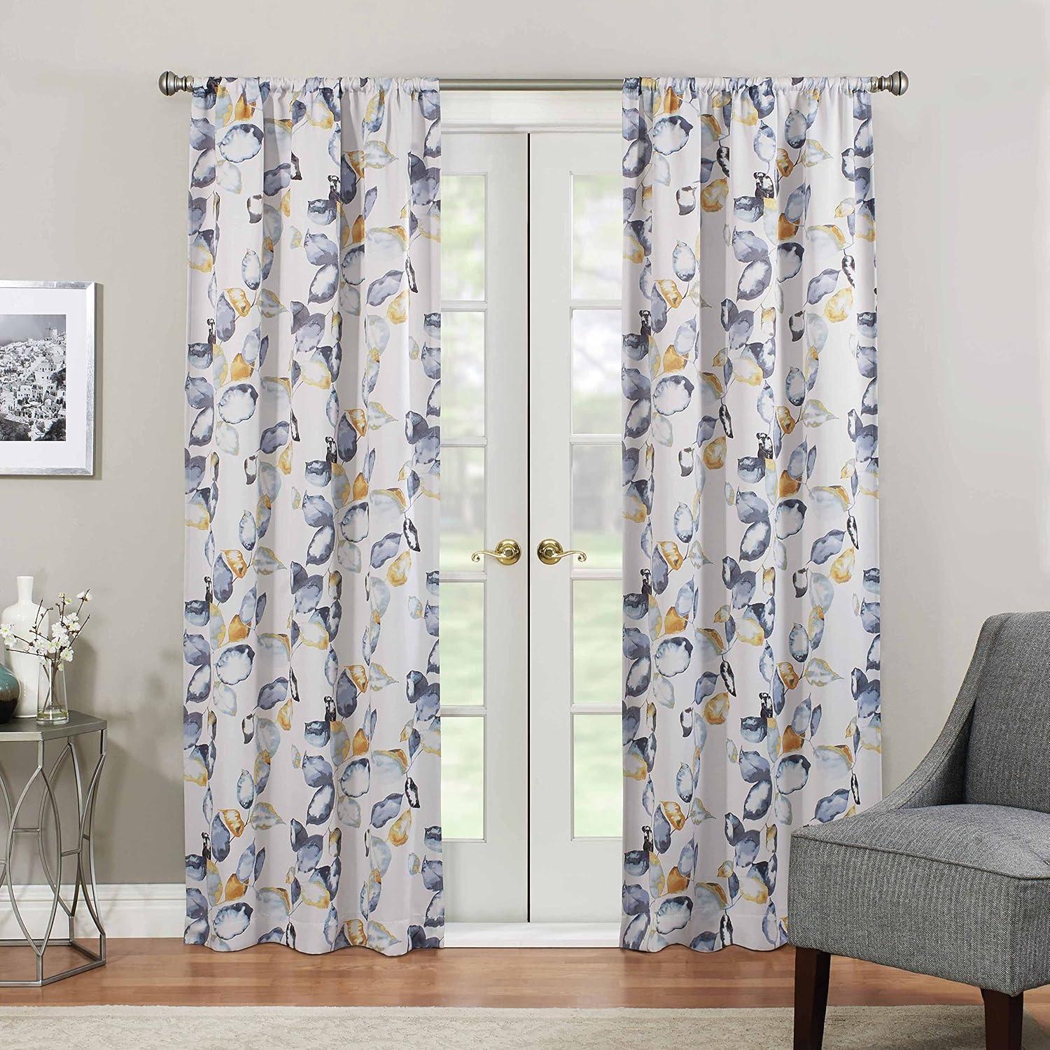 Eclipse Paige Polyester Room Darkening Curtain Single Panel