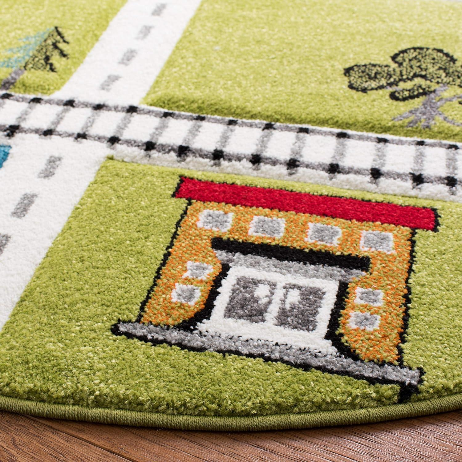 Andover Mills™ Baby & Kids Gaven Green/Ivory Rug