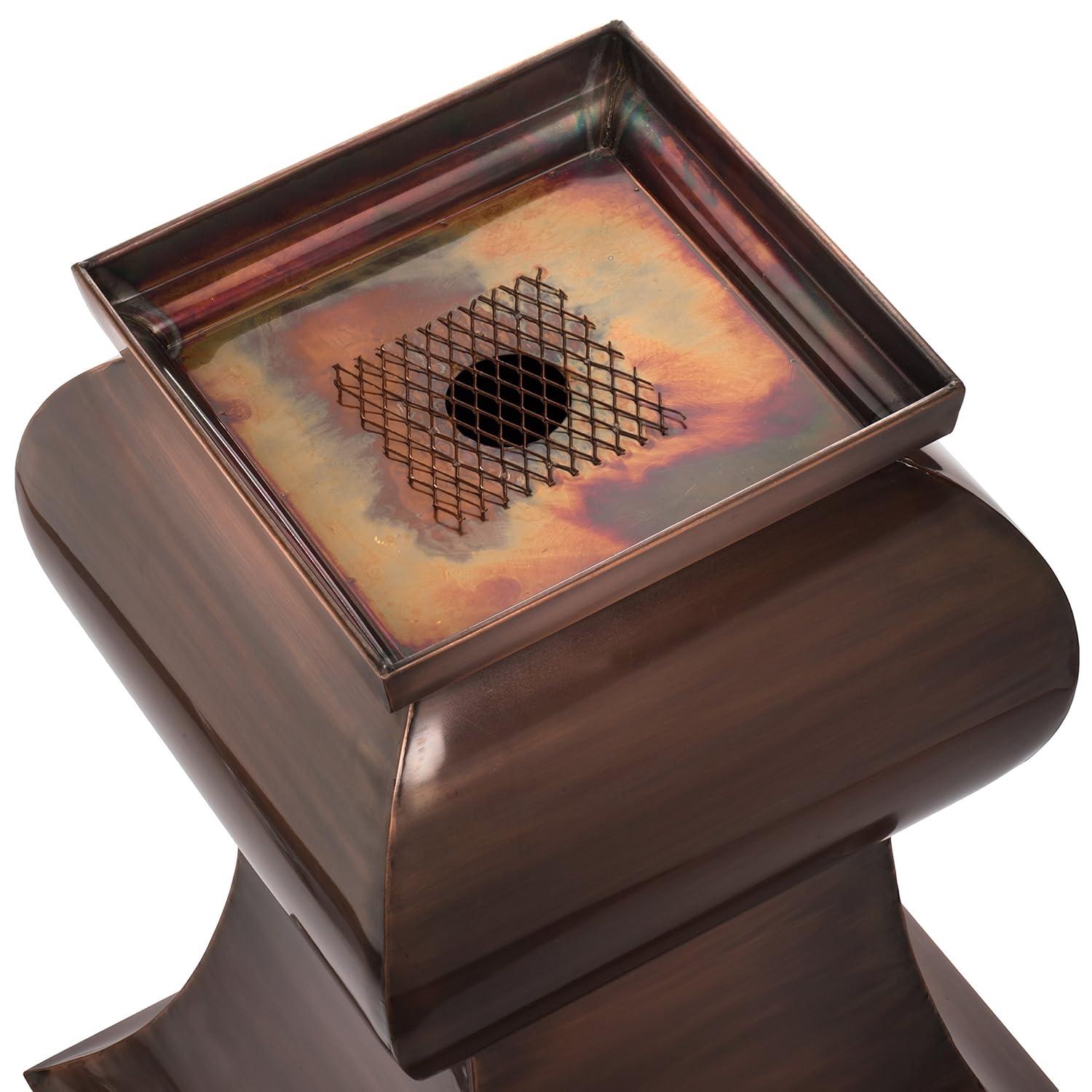 H Potter Tall Planter Large Outdoor Copper Decorative Planters Indoor Flower Garden Urn