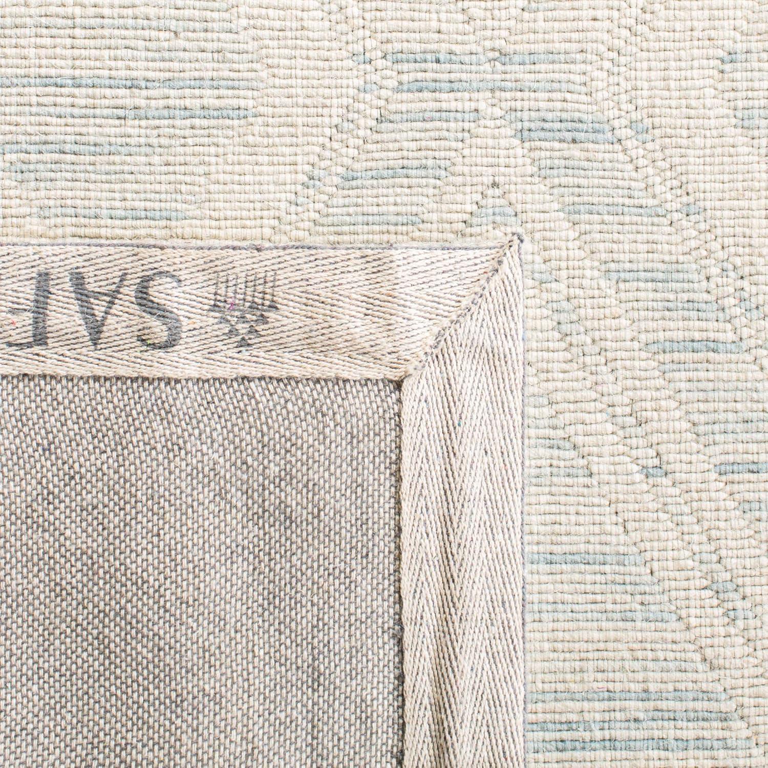 Marbella MRB312 Hand Loomed Indoor Area Rug - Light Blue/Ivory - 5'x8' - Safavieh