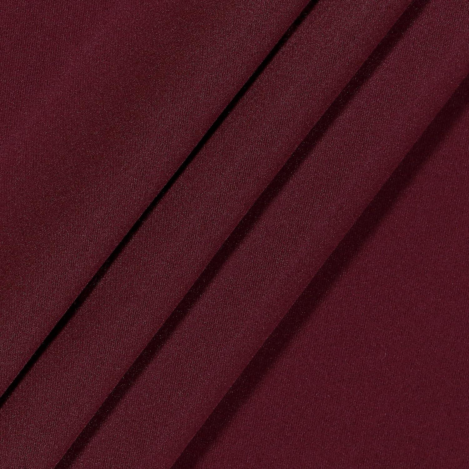 Eclipse Tricia Solid Curtain Panel, Room Darkening Rod Pocket Curtain Thermapanel (1 Panel)