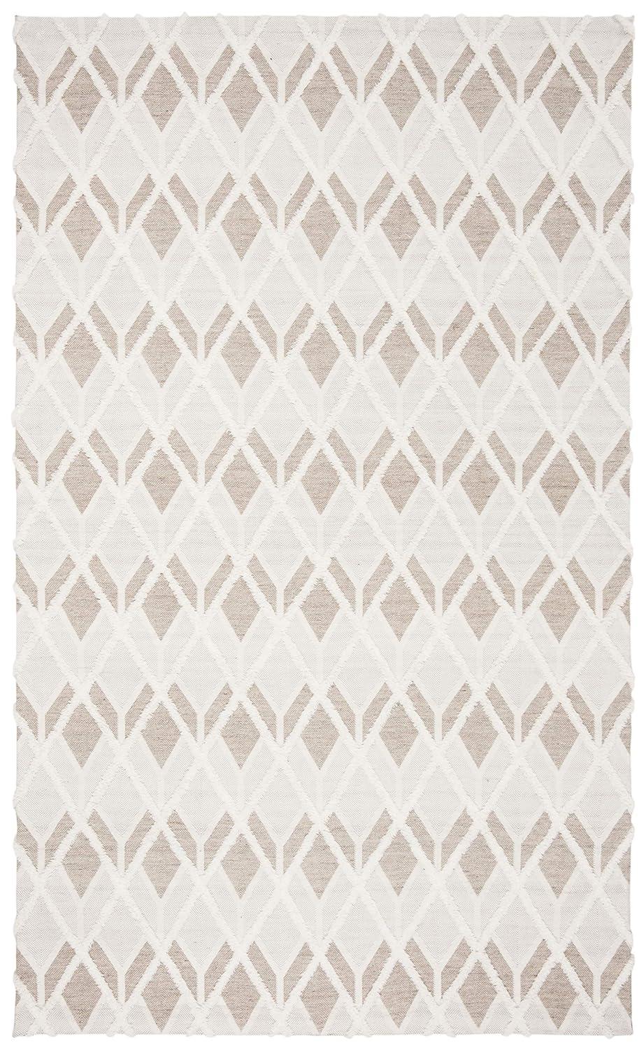 Marbella MRB602 Handmade Indoor Area Rug - Beige/Ivory - 4'x6' - Safavieh