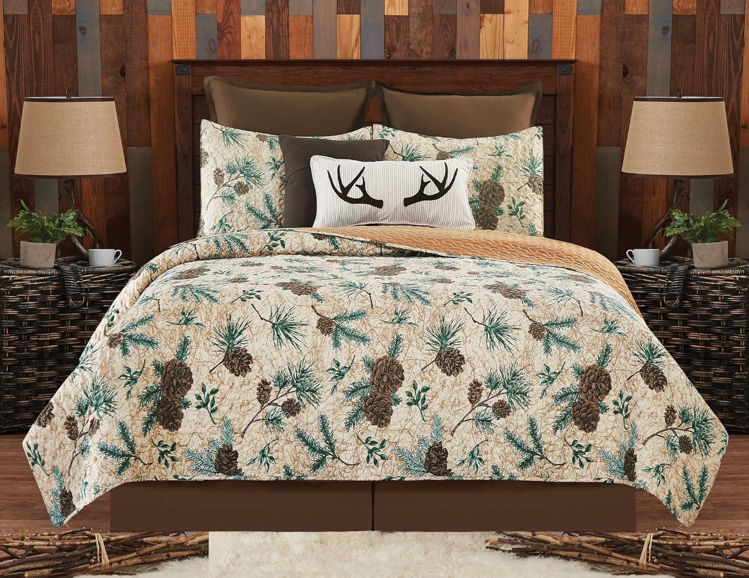 Dahlila Modern & Contemporary Cotton Blend No Floral Quilt Set