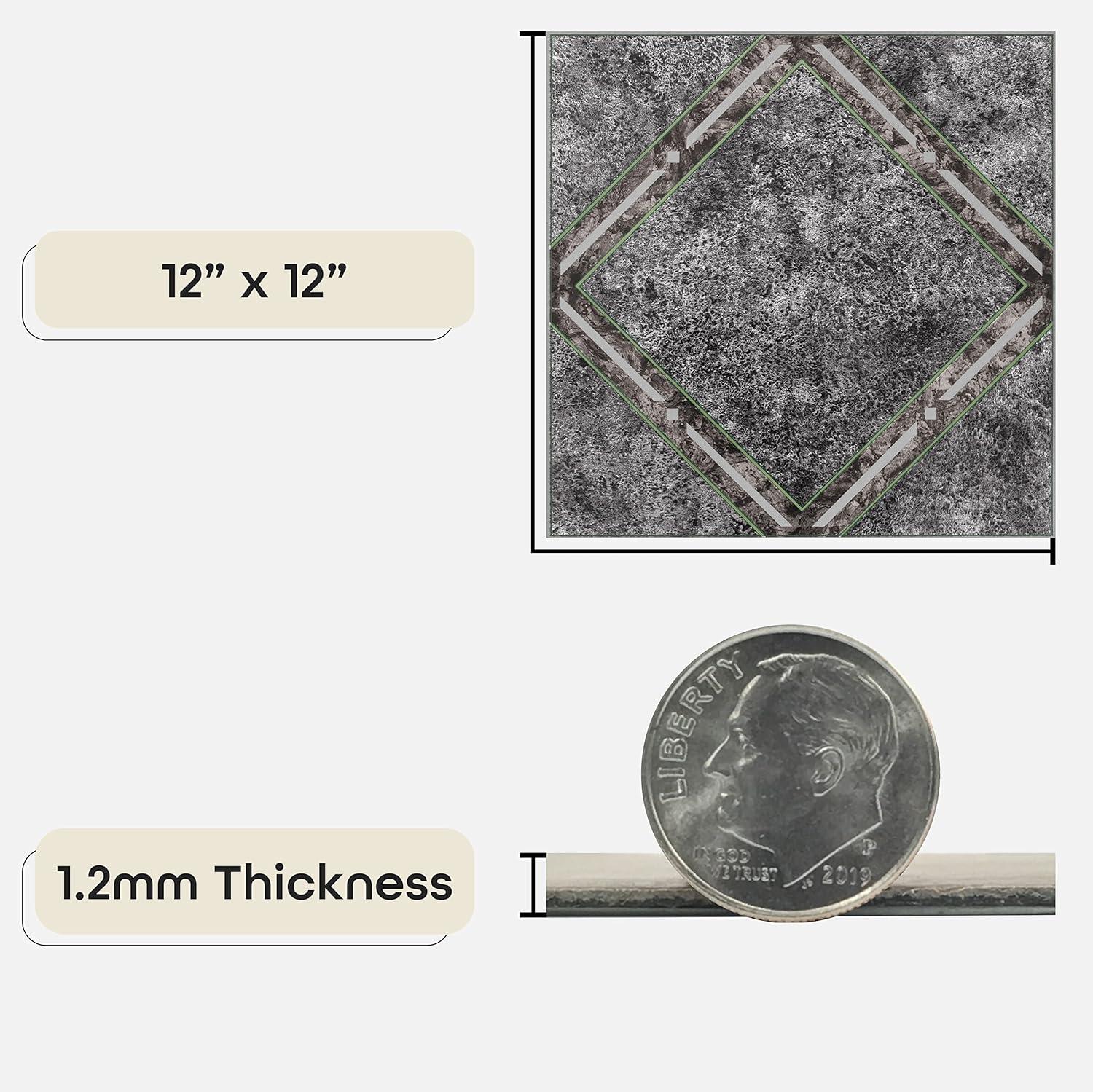 Achim Importing Co Nexus 1.5mm Thick 12'' W x 12'' L (Set of 20)