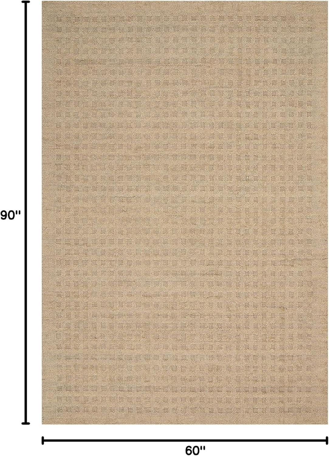 Nourison Perris Textured Indoor Area Rug Taupe 5' x 7'6"