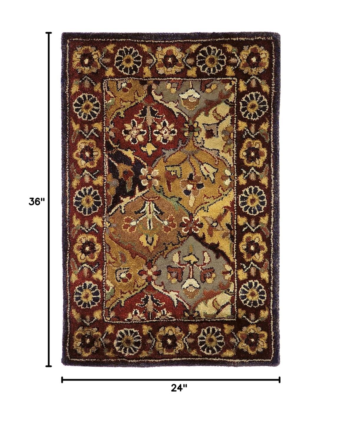 Heritage HG510 Hand Tufted Area Rug - Multi/Red - 7'6"x9'6" - Safavieh.