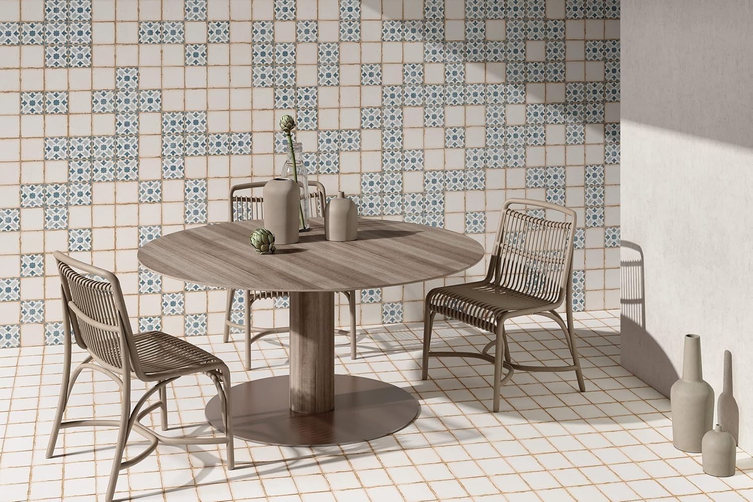 Casablanca 5" x 5" Ceramic Patterned Floor Use Tile