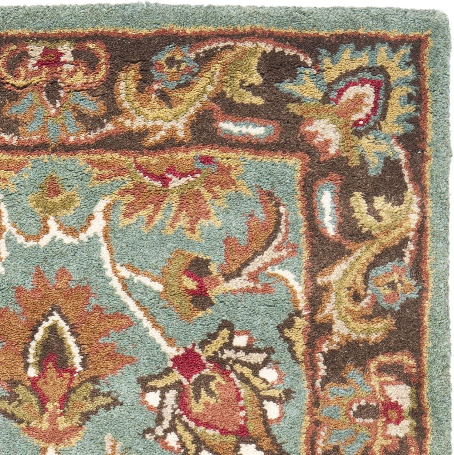 Heritage HG812 Handmade Accent Rug - 2'x3' - Blue/Brown - Safavieh