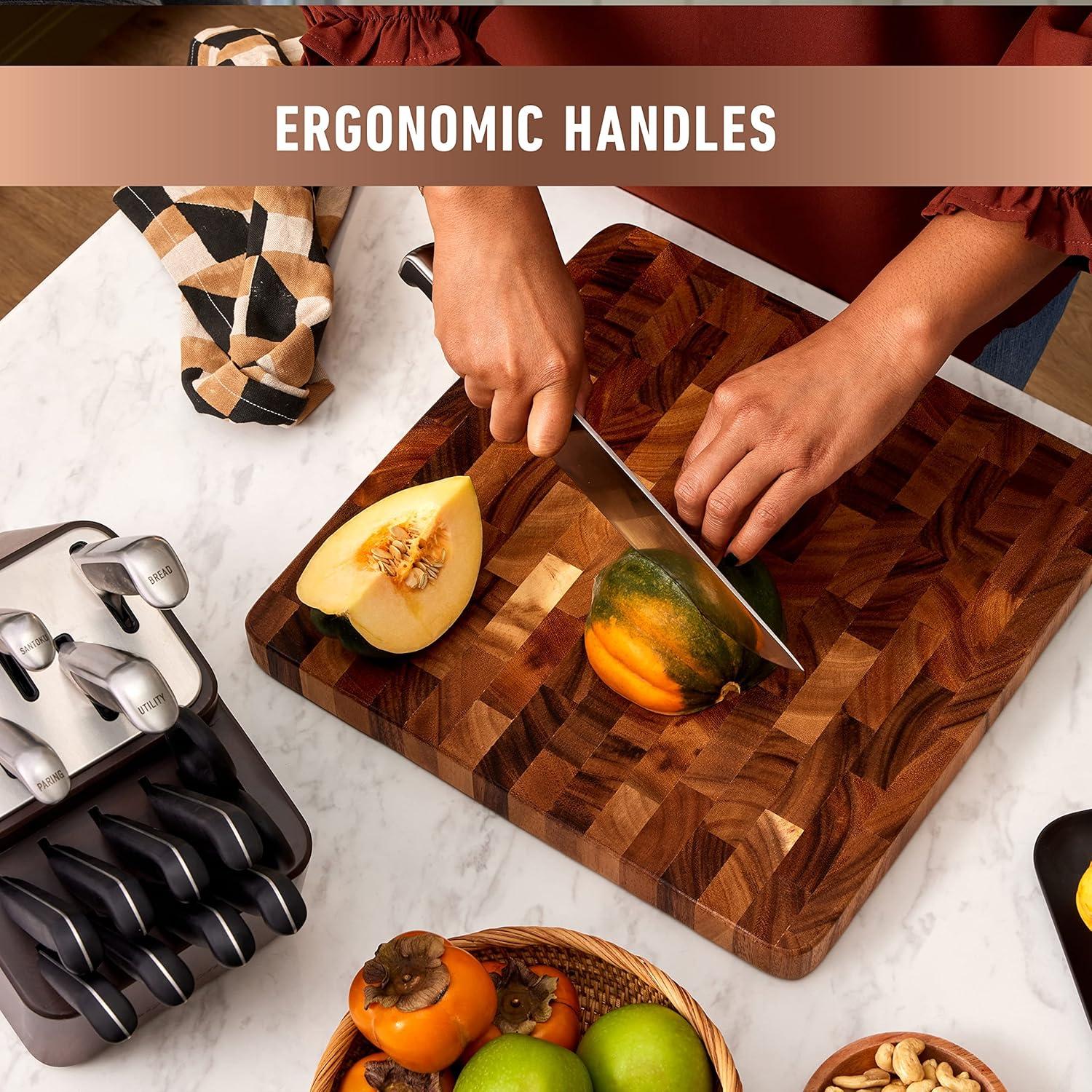 Calphalon ® Premier SharpIN ™ 15-Piece Knife Block Set with Self-Sharpening Knife Block