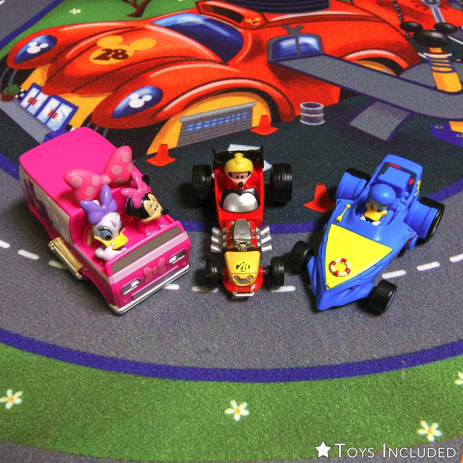 Gertmenian Disney Game Rug Mickey Mouse and Friends Kids Toys Throw Area Carpet