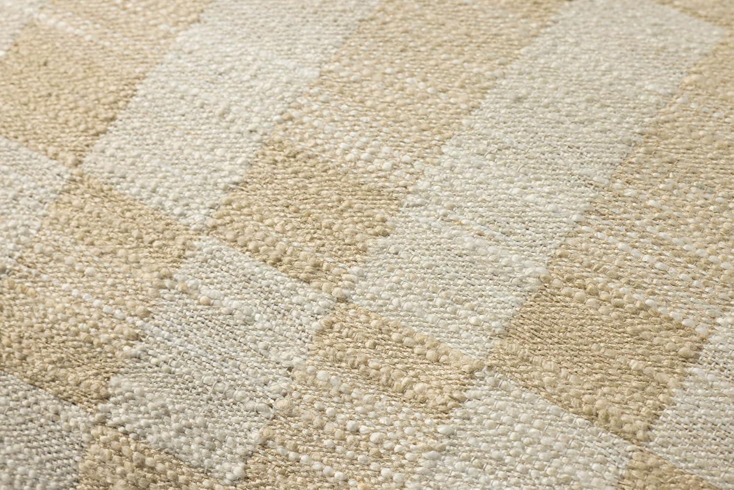 Adams Pillow by Amber Lewis x Loloi - Sand and Ivory / 13" x 21" / Polyester