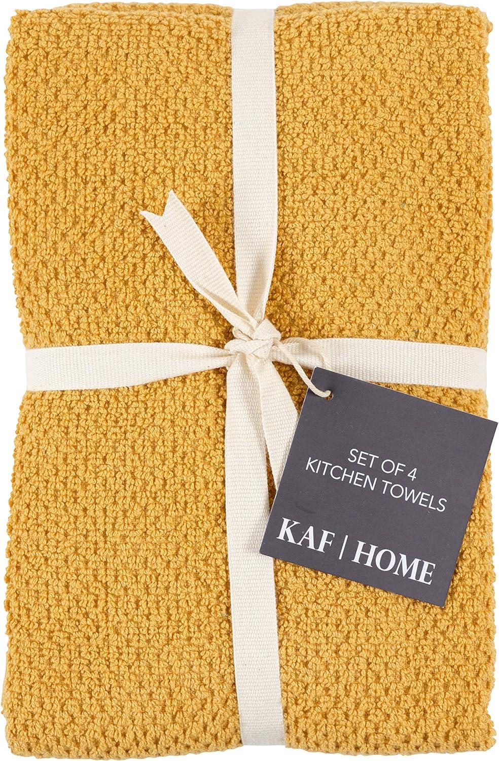 KAF Home Popcorn Terry Towels (Set of 4)