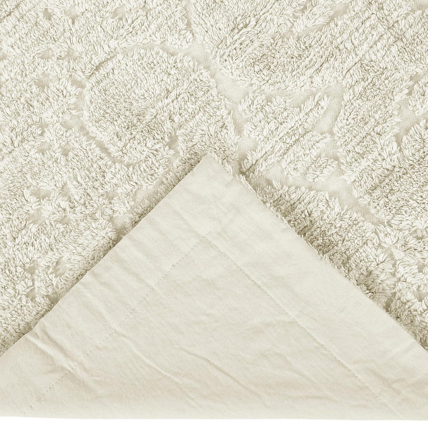 Ashton 100% Cotton Floral Medallion Tufted  Pillow Shams