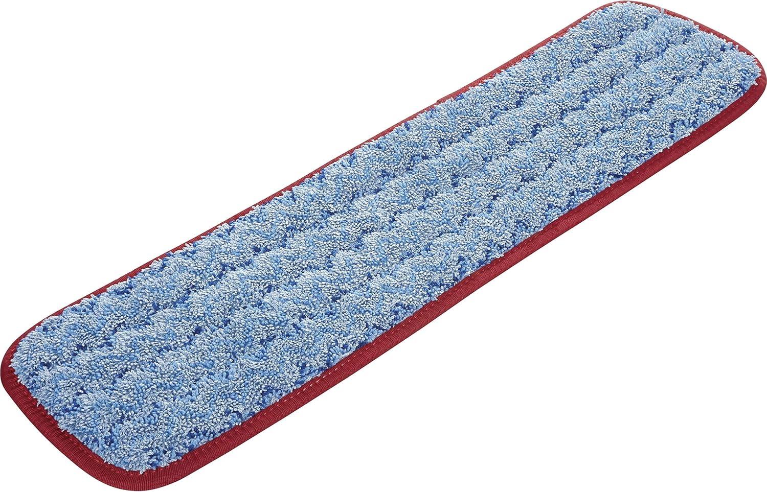 Rubbermaid Commercial Microfiber Wet Mopping Pad, 18.5" x 5.5" x 0.5", Red