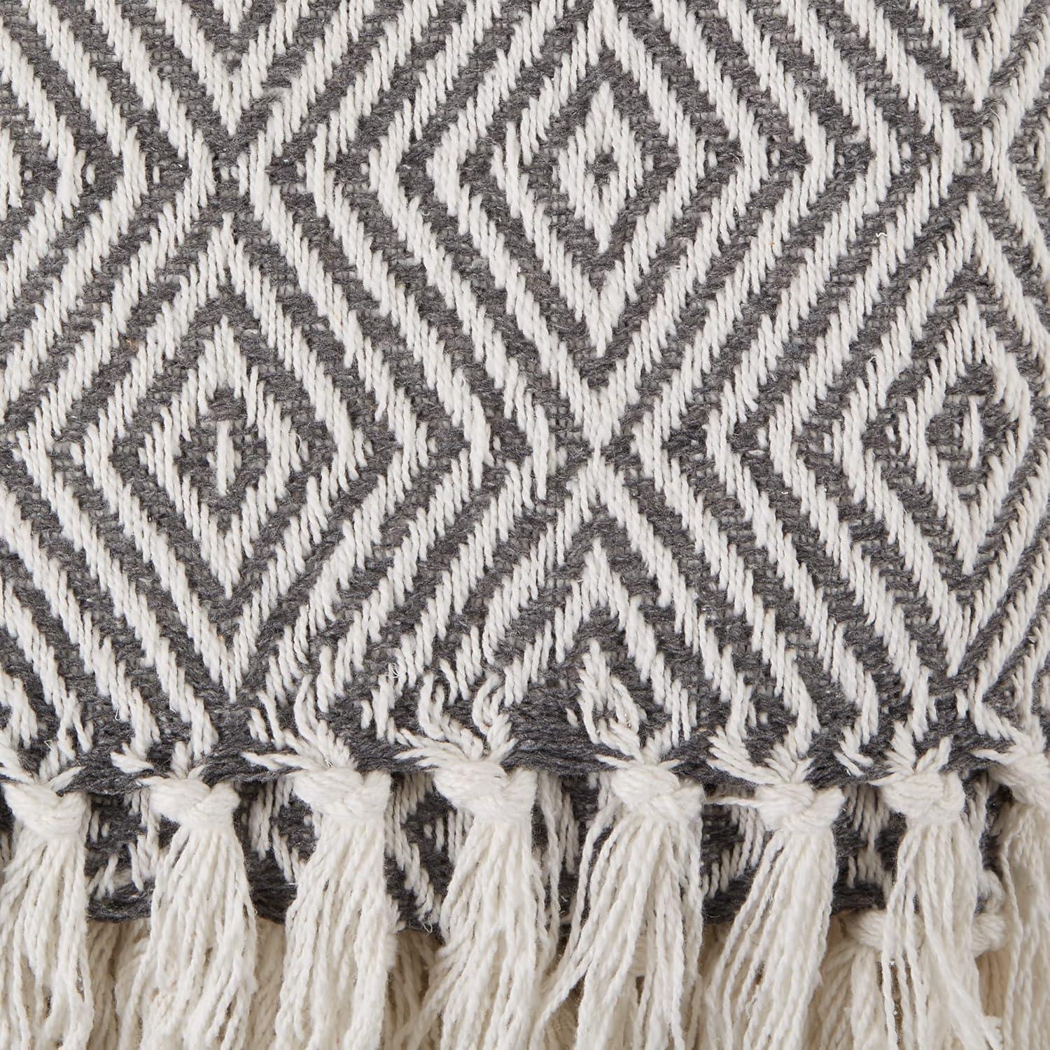Design Imports Hand Woven Throw Blanket