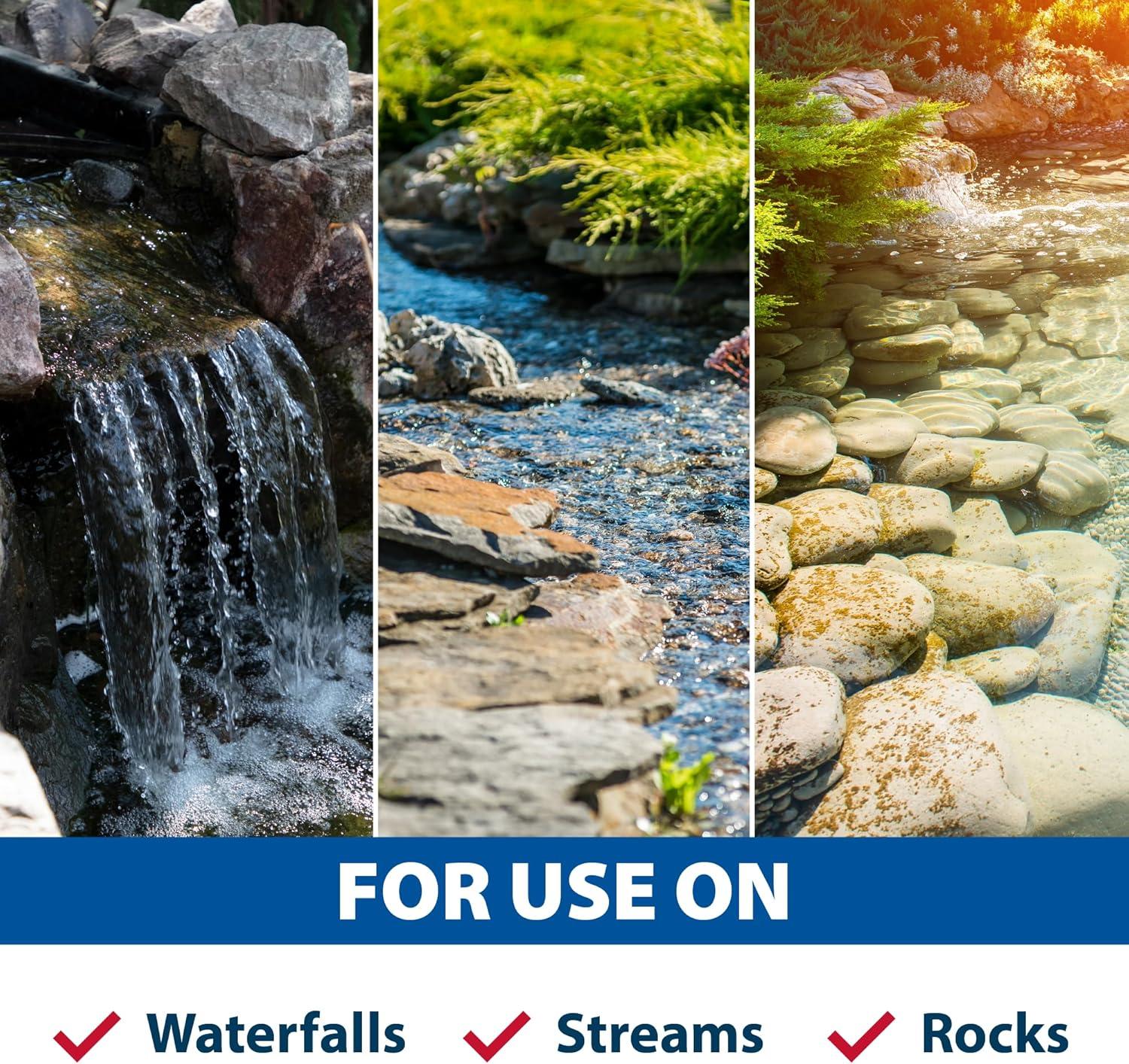 The Pond Guy Oxy-Lift Defense Powder Scum & Stain Treatment for Waterfalls, Rocks & Fountains, 2 Pound