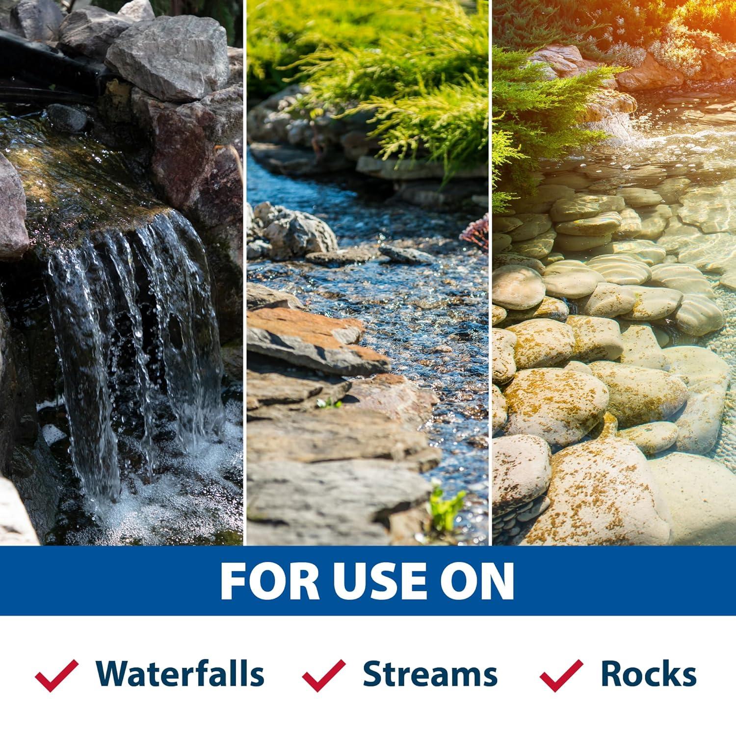 The Pond Guy Oxy-Lift Defense Powder Scum & Stain Treatment for Waterfalls, Rocks & Fountains, 2 Pound