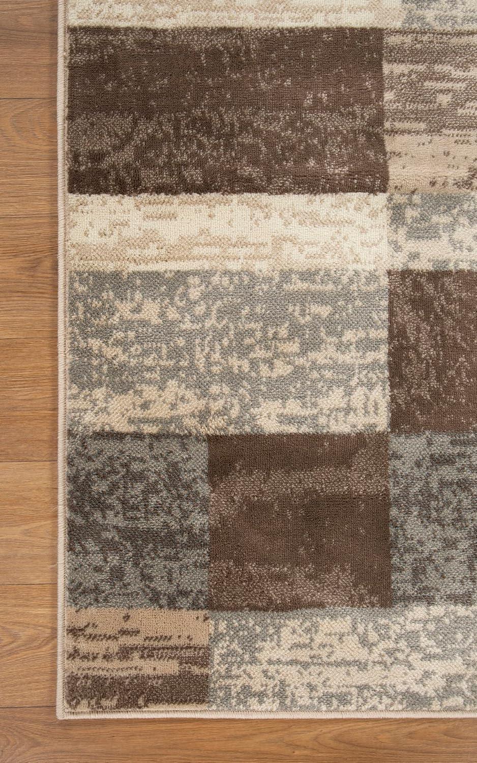 Superior Rockwood Geometric Indoor Area Rug, 8' x 8' Square, Slate