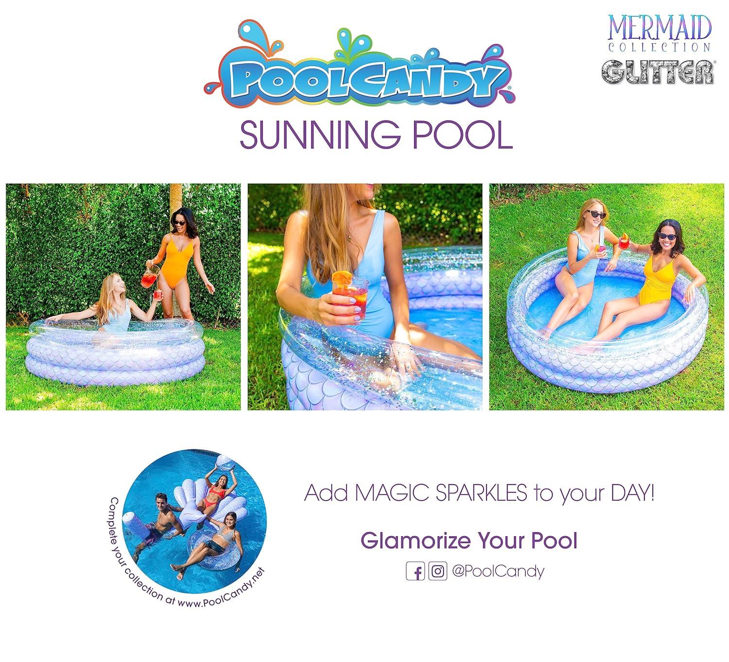 HeSLehs Lemon Print Designer Sunning Pool
