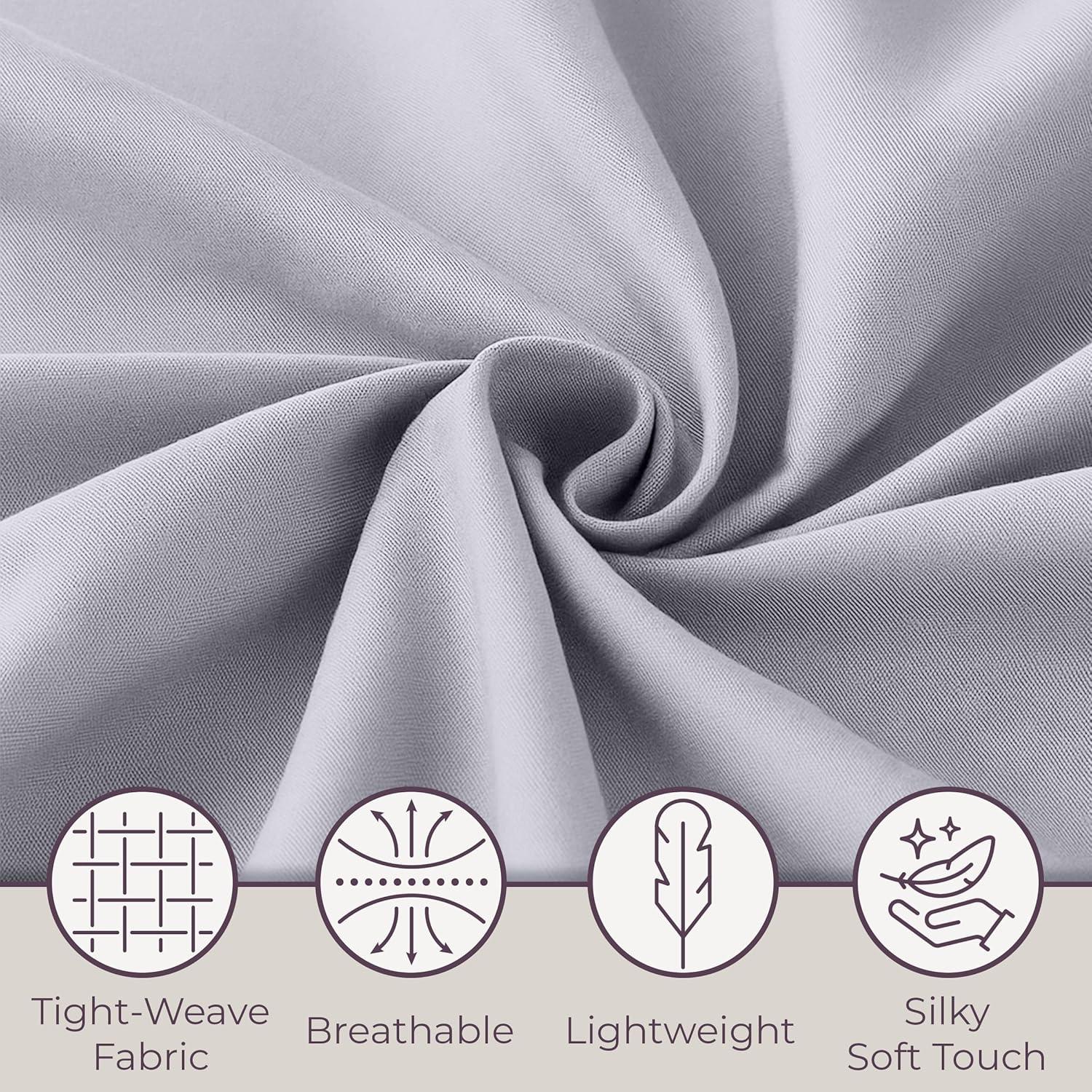 Series 1200 Brushed Microfiber Sheet Set - Wrinkle, Stain & Fade Resistant Bed Linens & Pillowcases