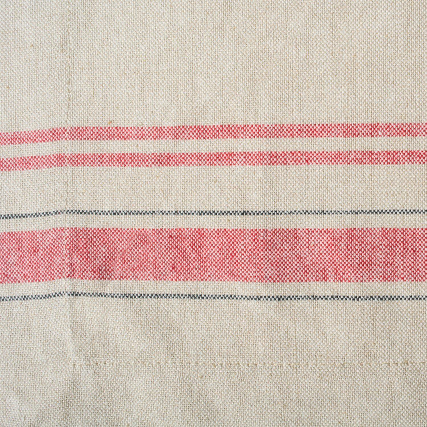 Red French Stripe Placemat (Set of 6)