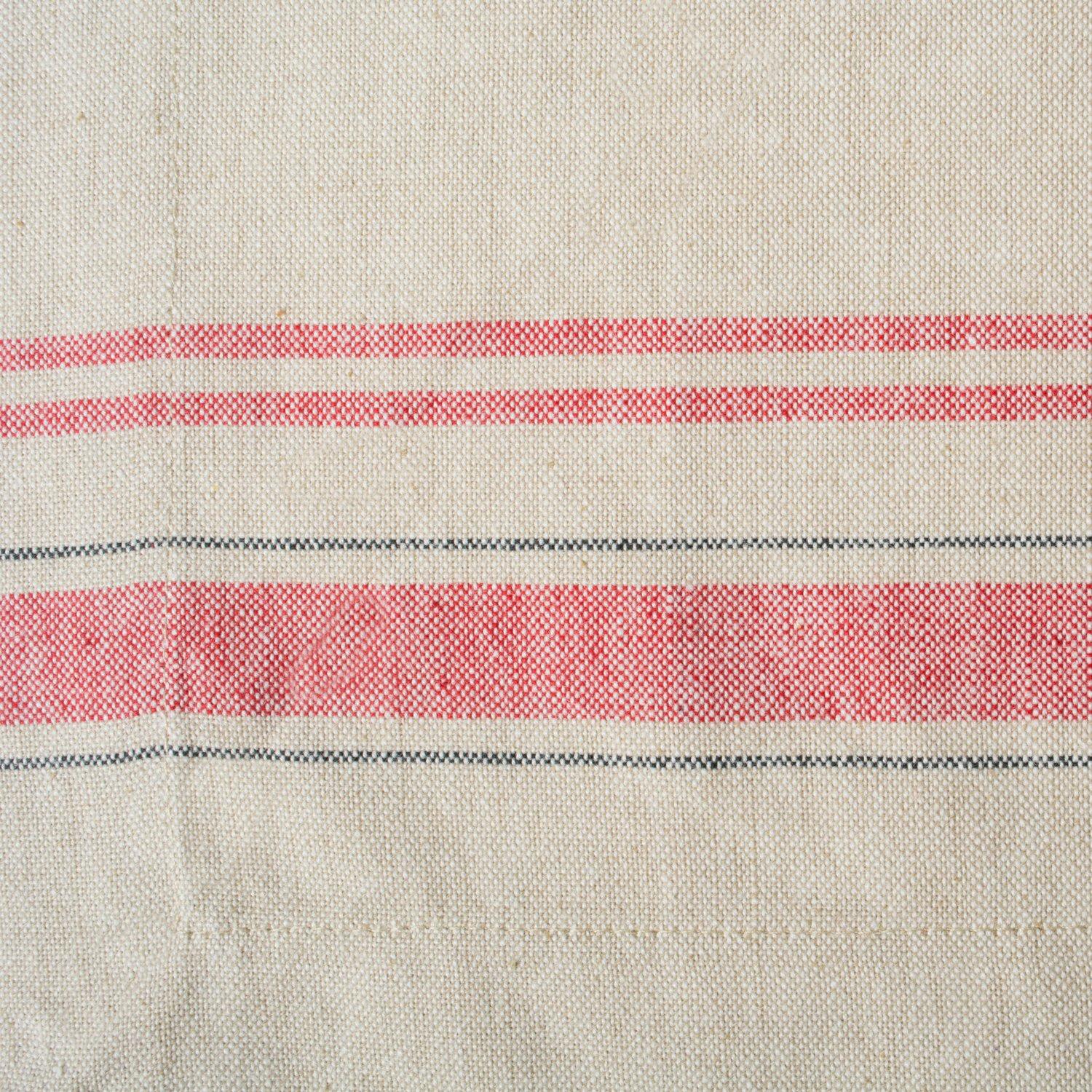 Red French Stripe Placemat (Set of 6)