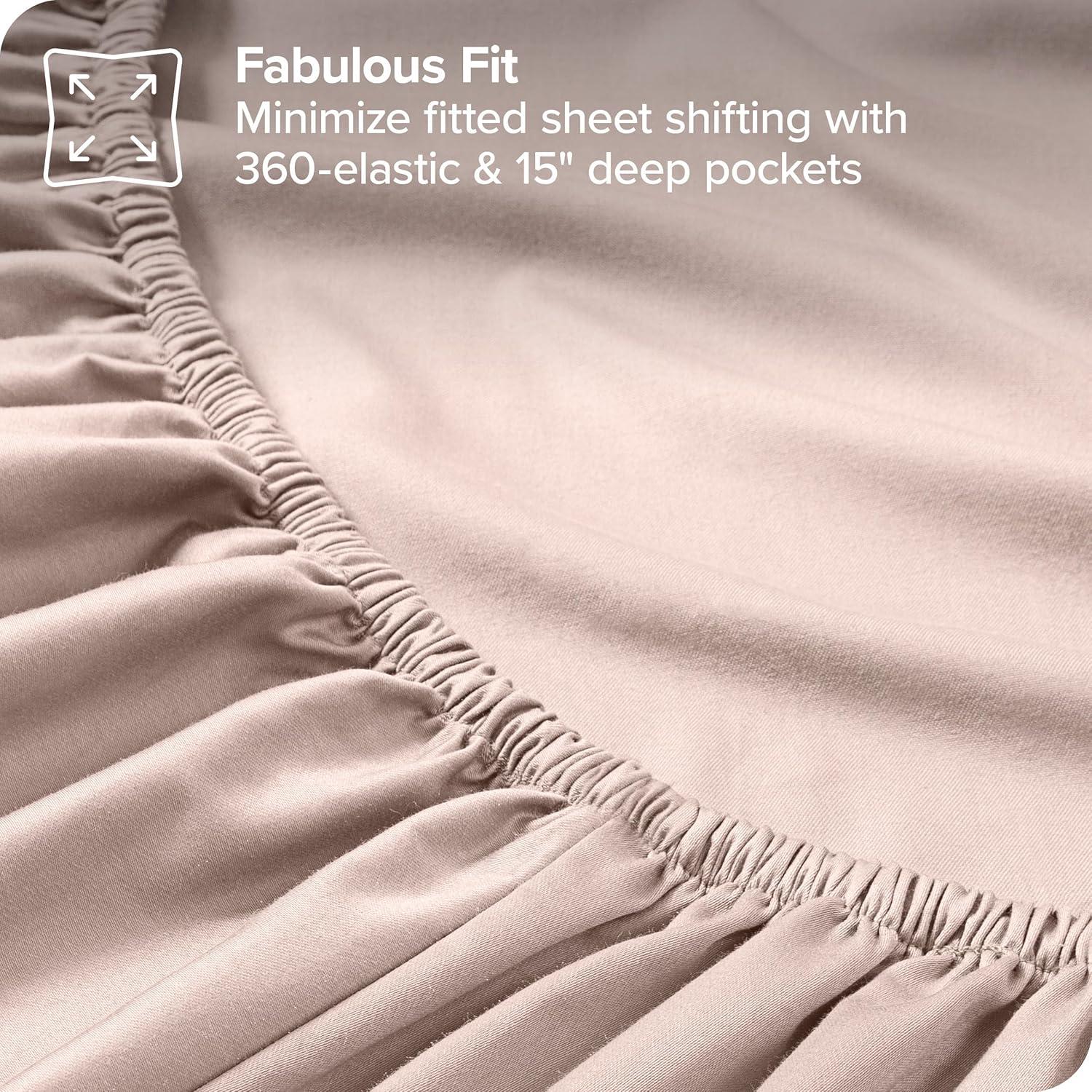 Bare Home 400 Thread Count Sateen Sheet Set