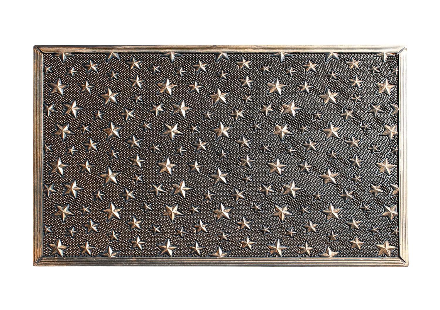 A1HC Good Luck Design Rubber Pin Welcome Door Mats 24"x36" for Outdoor Entrance, Fun Designed Doormat, Welcome Mats for Front Door Non-Slip Backing Rubber Doormat for Indoor Outdoor Use