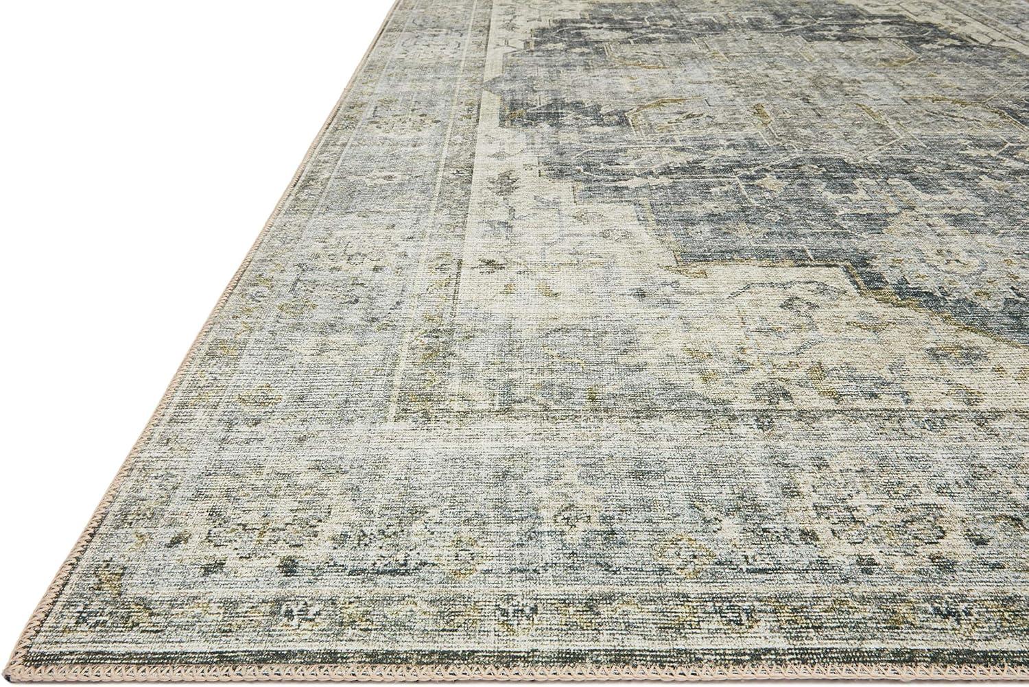 Loloi II Skye SKY-12 Charcoal / Dove Oriental Area Rug 7'-6" x 9'-6"