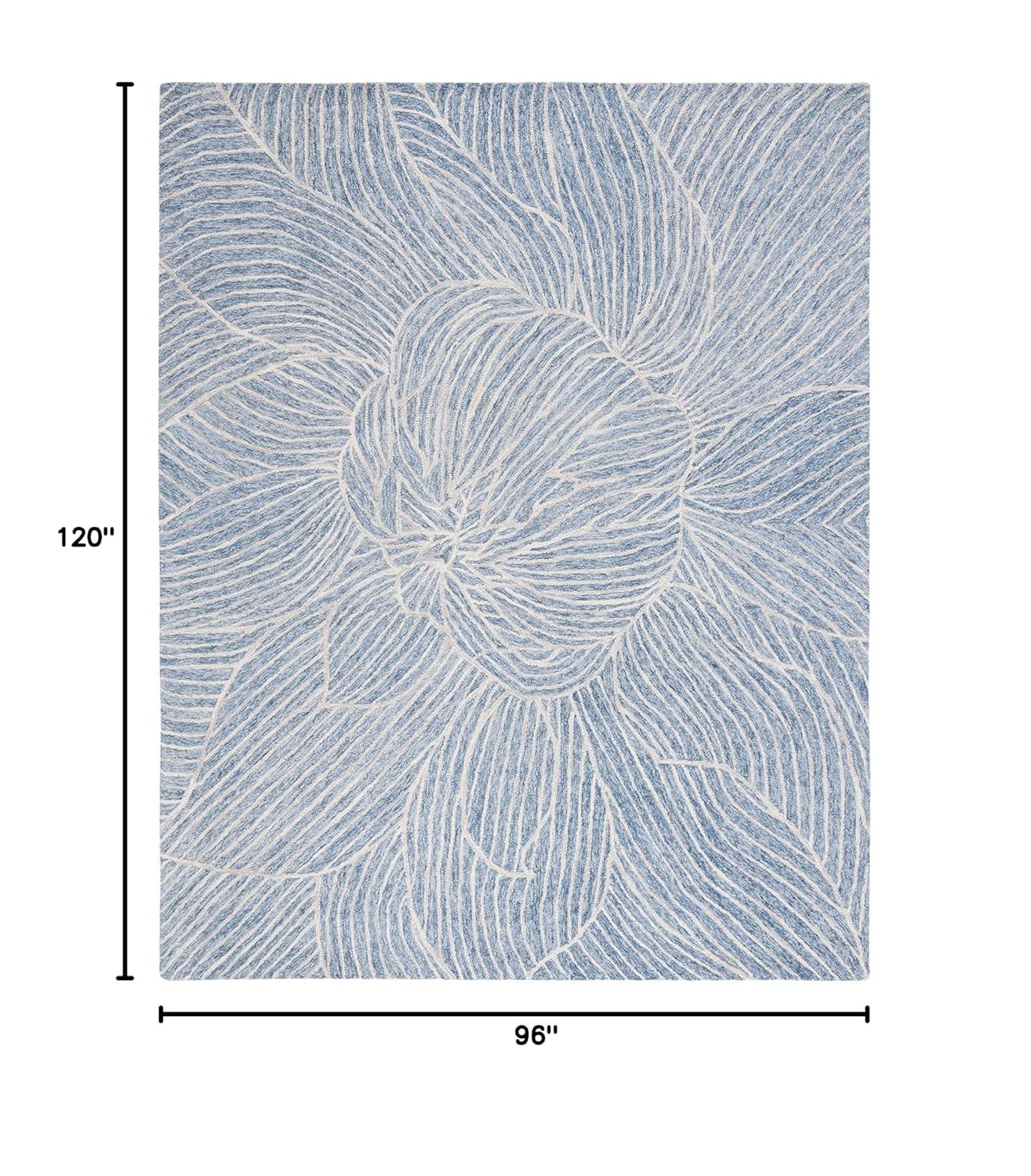 Metro MET451 Hand Tufted Indoor Area Rug - Black/Ivory - 8'x10' - Safavieh