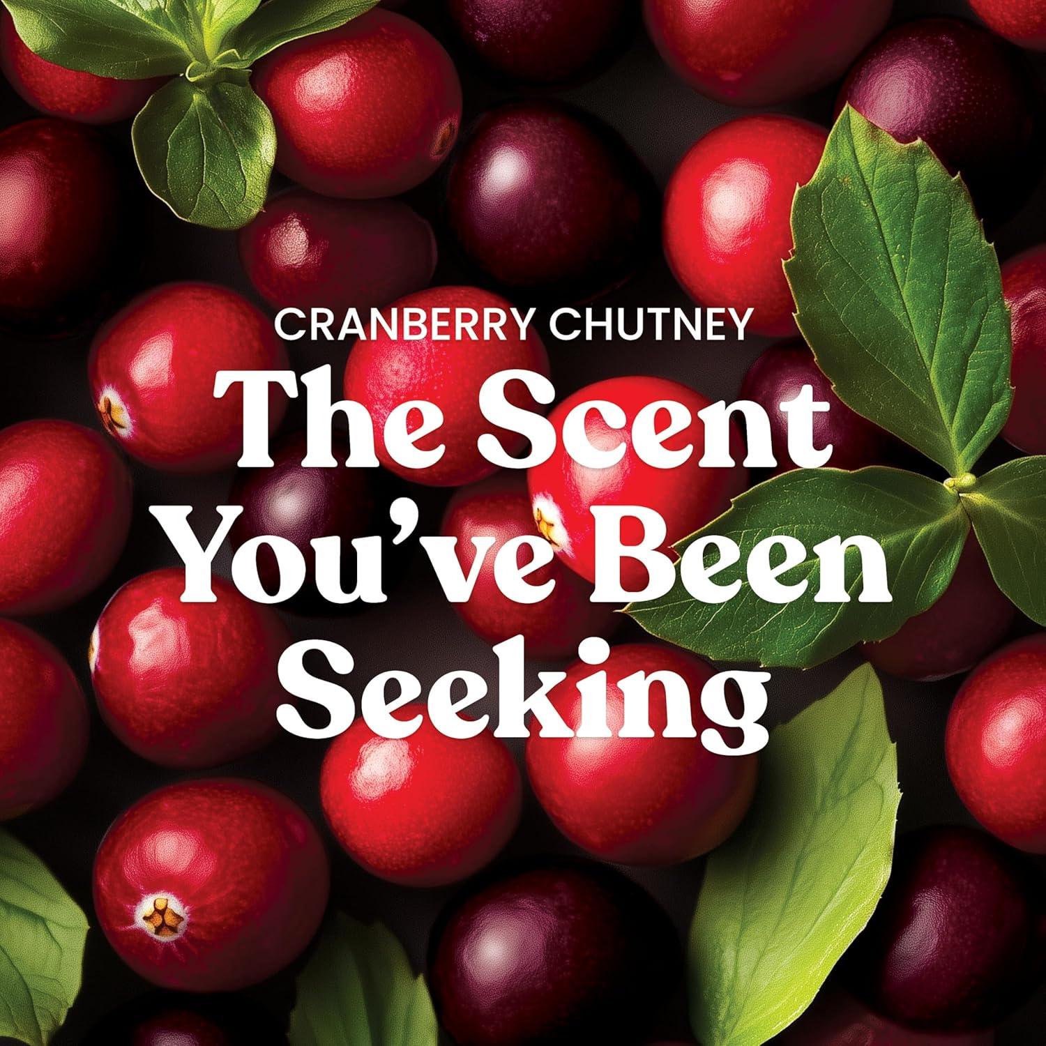 Yankee Candle Cranberry Chutney Scented, Signature 20oz Large Tumbler 2-Wick Candle, Over 60 Hours of Burn Time