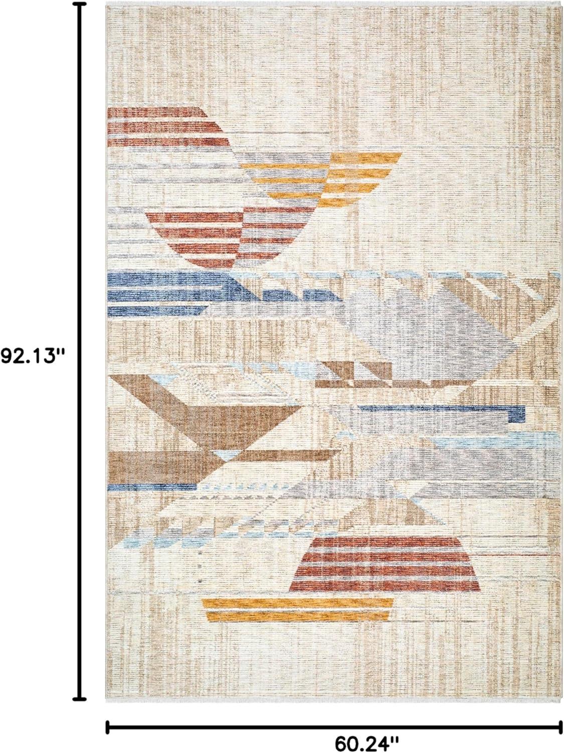 Frank Lloyd Wright Foundation x Livabliss Usonia Abstract Indoor Rug