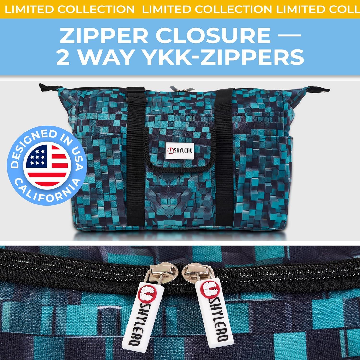 SHYLERO Nurse Bag with 21 Pockets - Big, Waterproof Medical Utility Tote for Daily Use