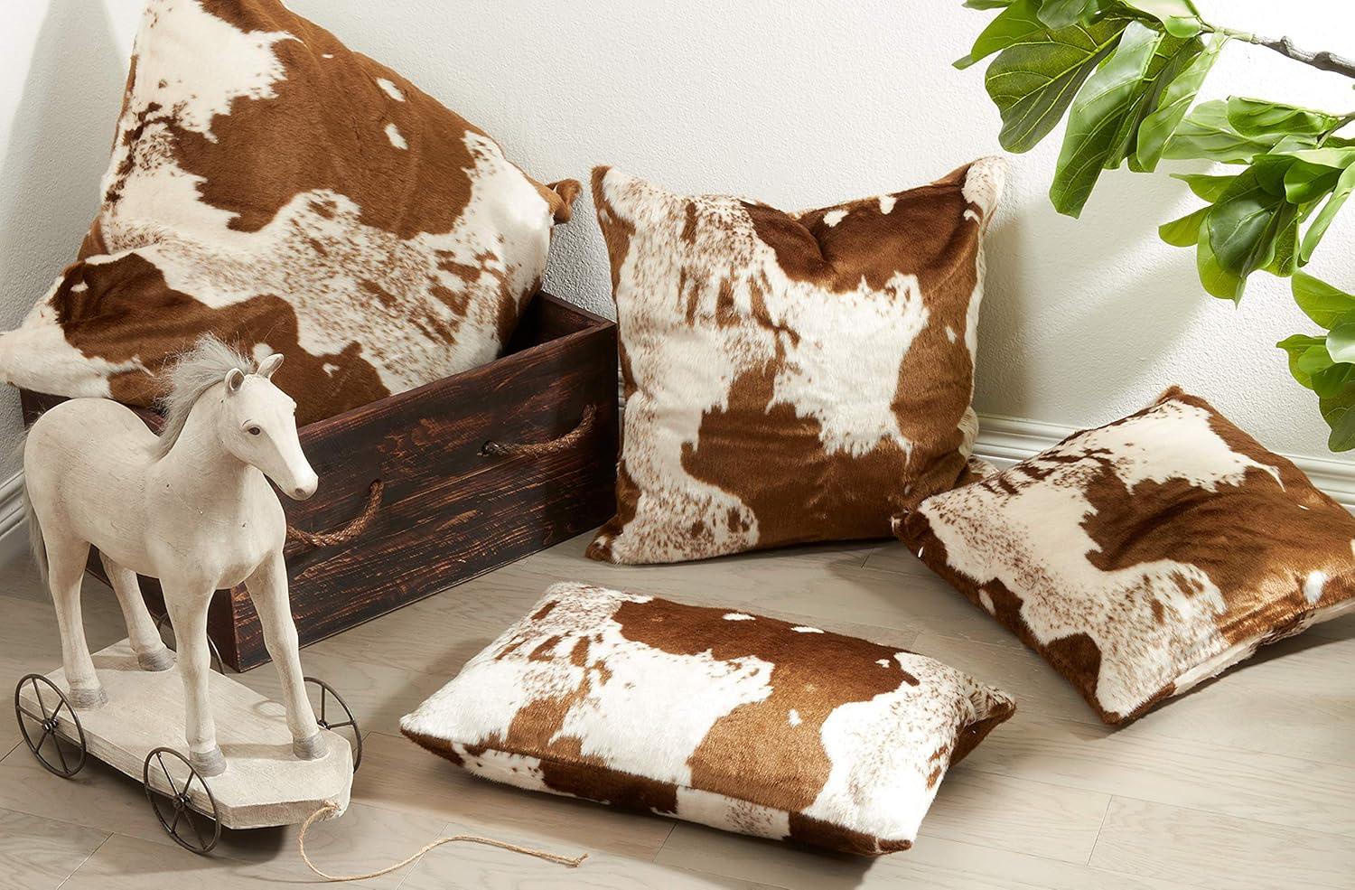 Saro Lait Collection Reversible Throw Pillow