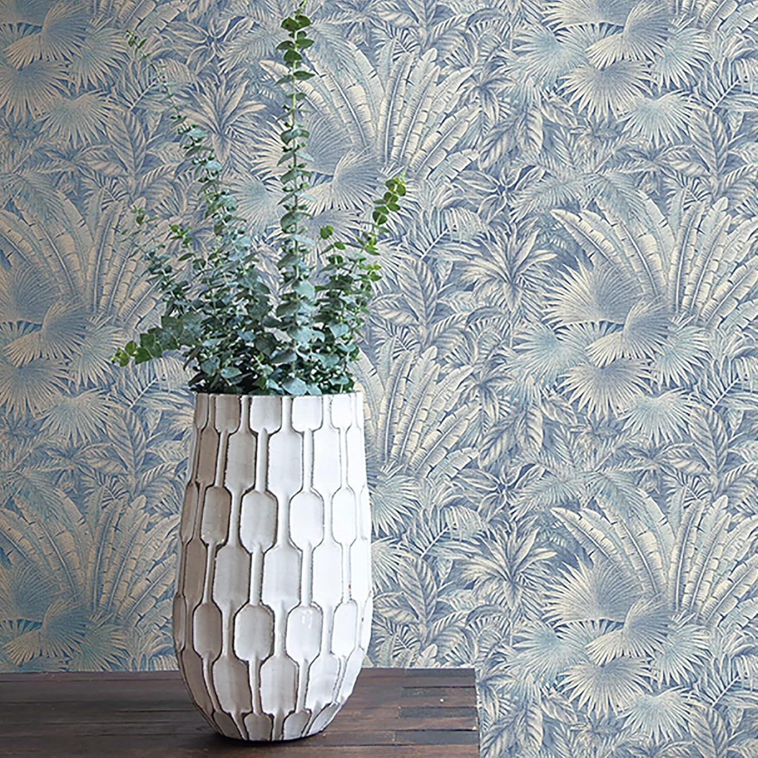Tommy Bahama Bahamian Breeze Palm 18' L x 20.5" W Peel & Stick Wallpaper Roll