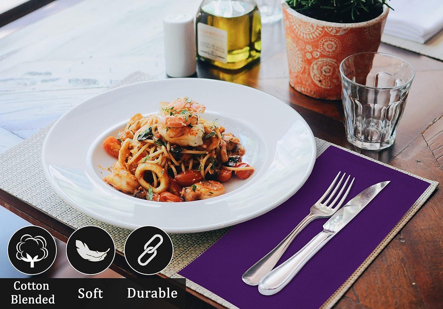 Ruvanti Poly Cotton Enrich Twill Cloth Napkins & Reviews | Wayfair