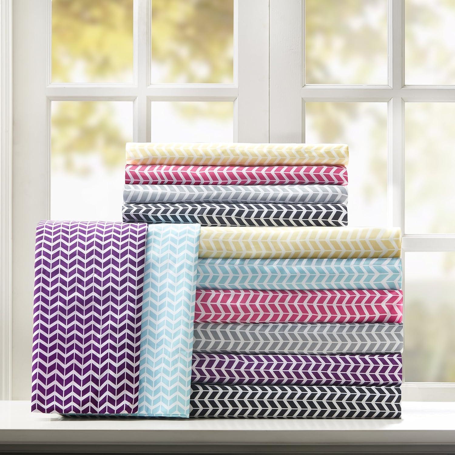 510 Design Chevron Chevron Microfiber Sheet Set