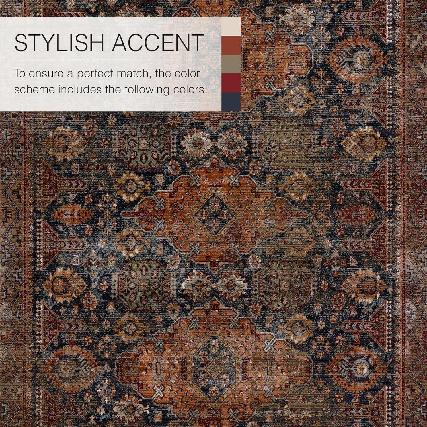 Zefira Gray Synthetic 8' x 10' Rectangular Rug