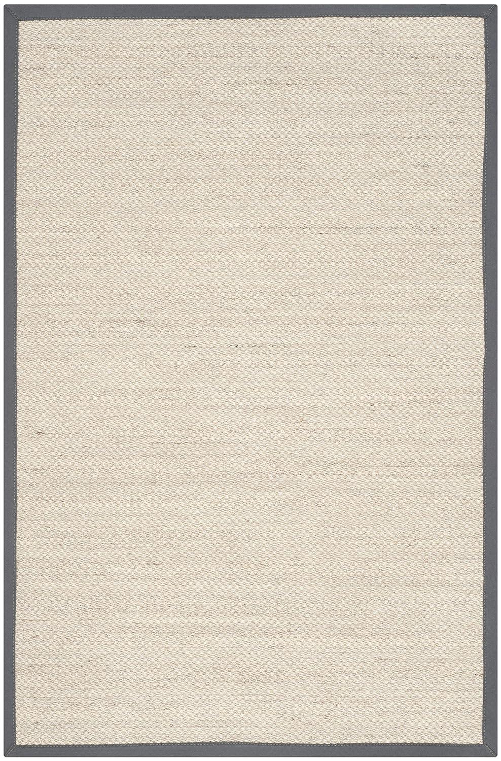 Natural Fiber NF143 Power Loomed Indoor Accent Rug - Marble/Dark Grey - 2'6"x4' - Safavieh.