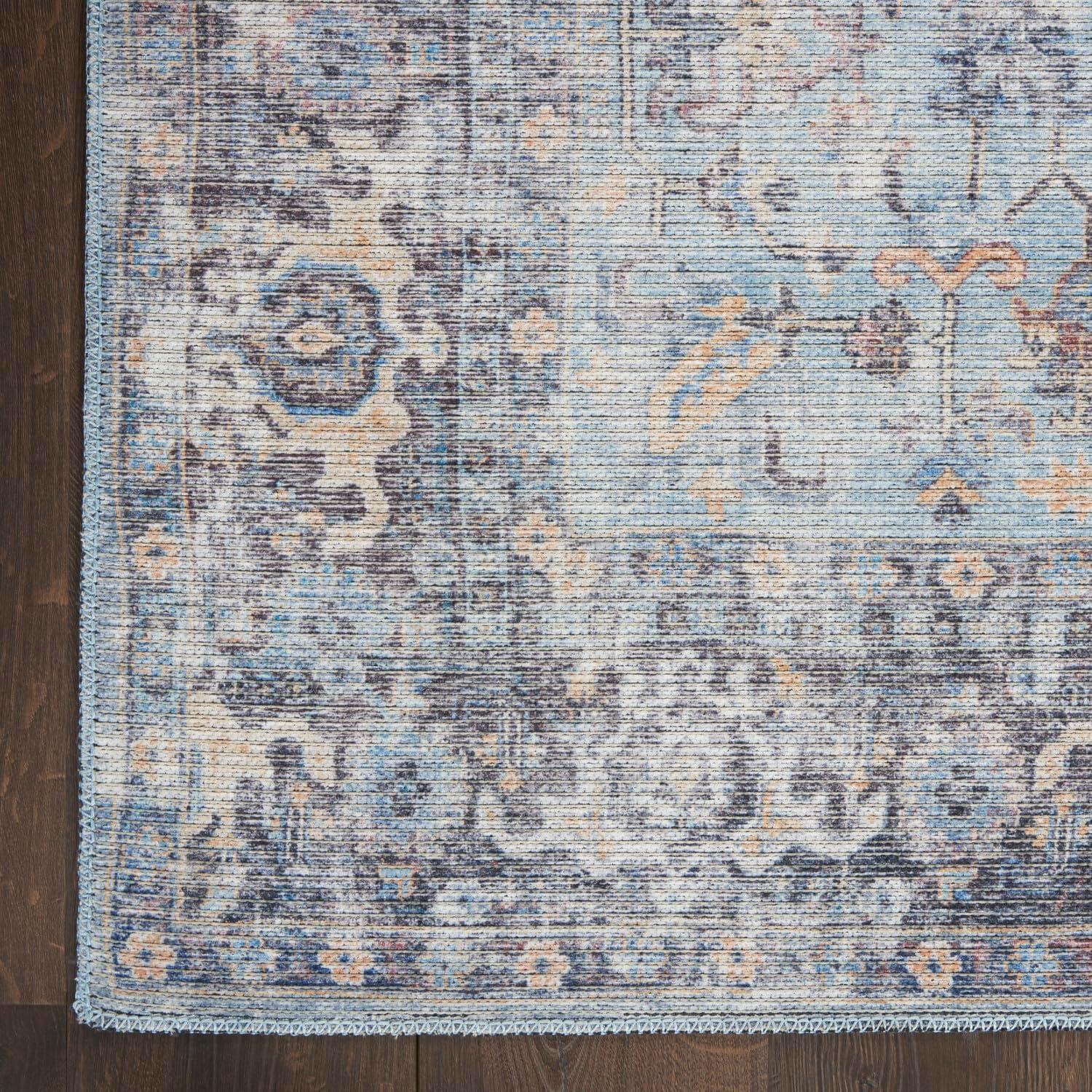 Nicole Curtis Machine Washable Series 1 Vintage Medallion Area Rug