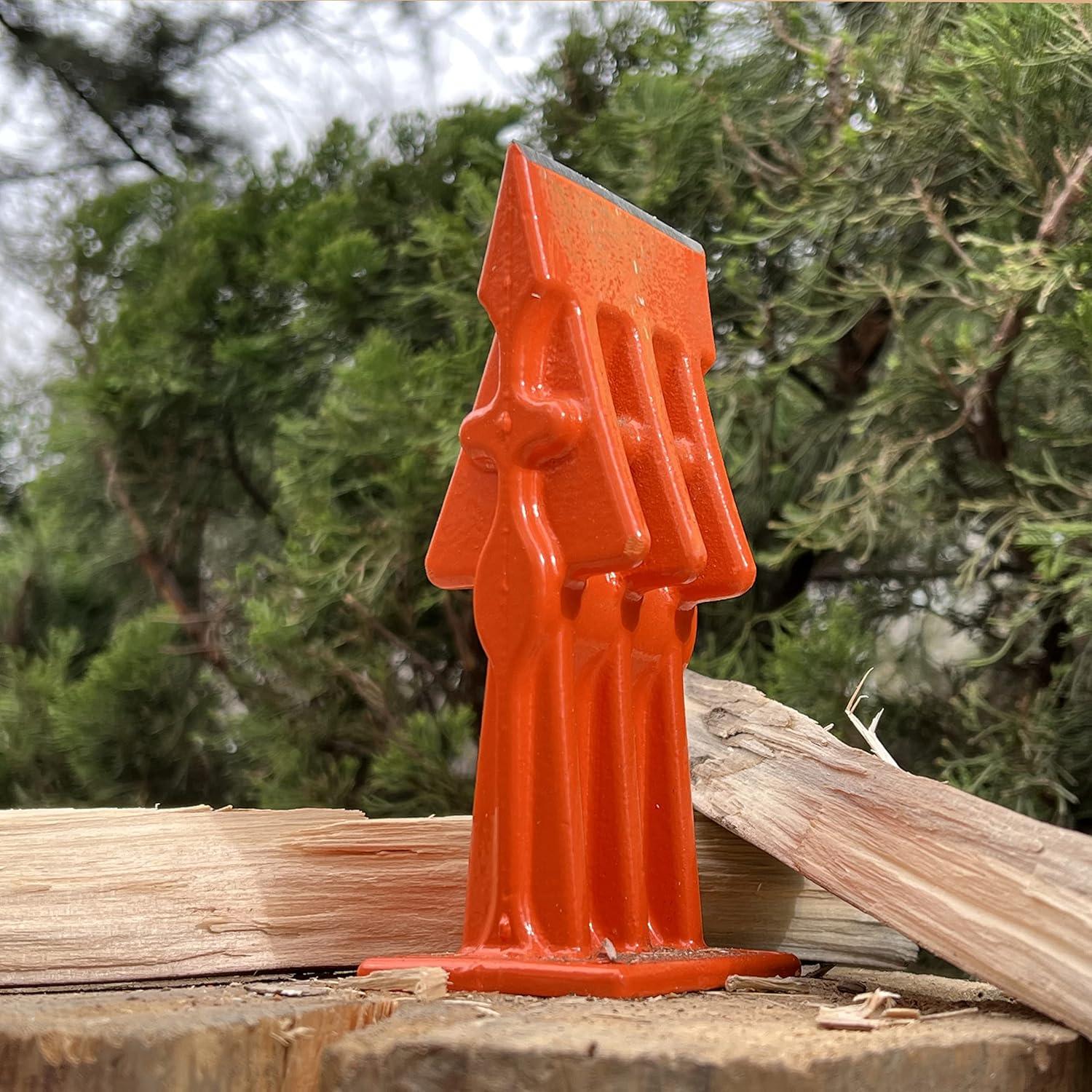 Firewood Kindling Log Wood Splitter – No Axe!Wedge Point Splits Firewood