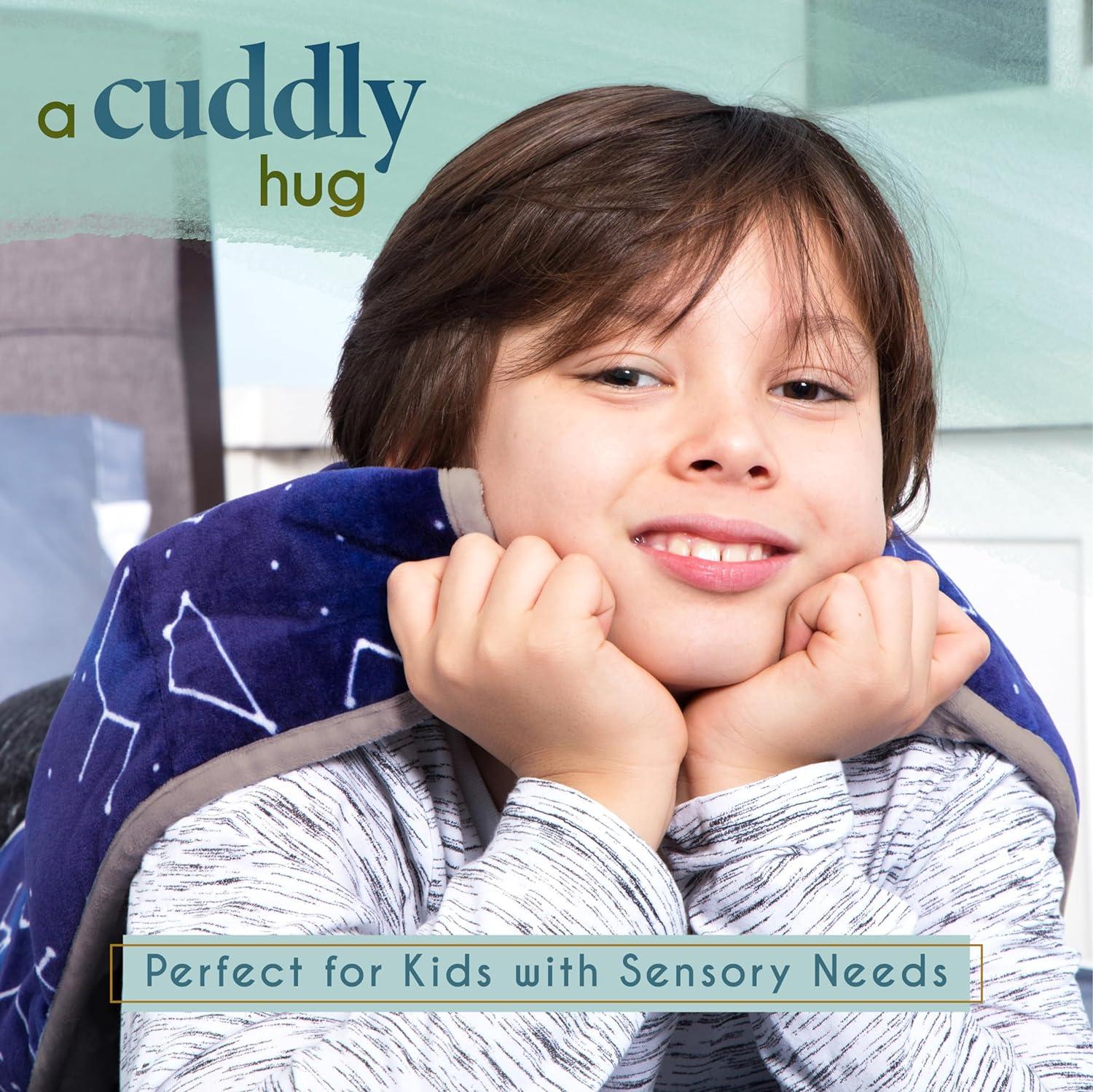 Florensi Weighted Lap Pad 3 lbs - Weighted Blanket for Kids, Teens, Boys, Girls - Soft, Warm, Comfortable, Sensory - Weighted Blanket Kids