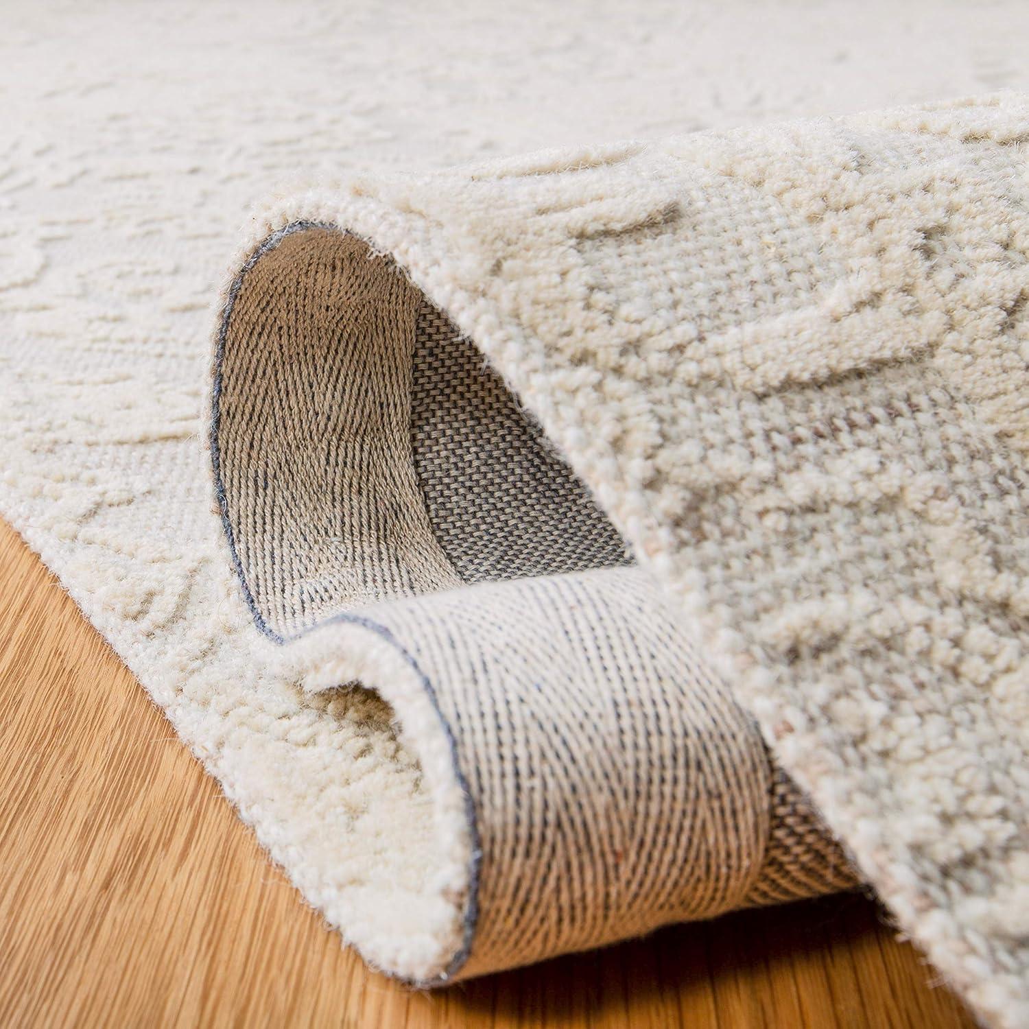 Abstract ABT958 Hand Tufted Area Rug - Ivory/Beige - 8'9"x11'9" - Safavieh.