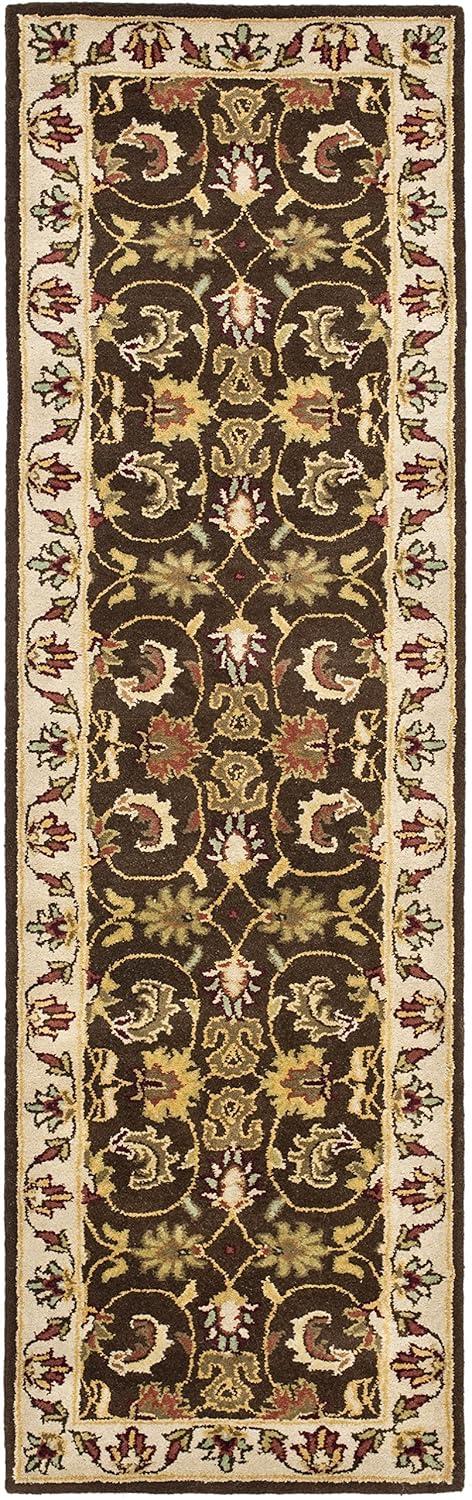 Heritage HG818 Hand Tufted Runner Rug - Brown/Beige - 2'3"x6' - Safavieh.