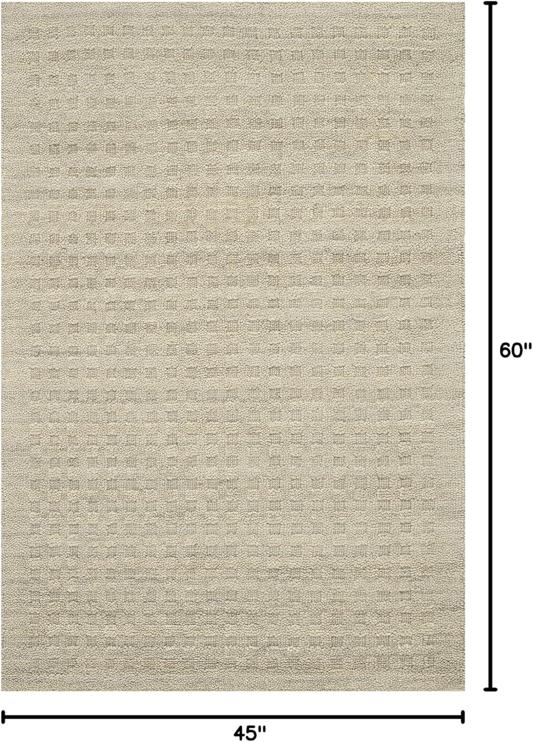 Nourison Perris Textured Indoor Area Rug Taupe 5' x 7'6"